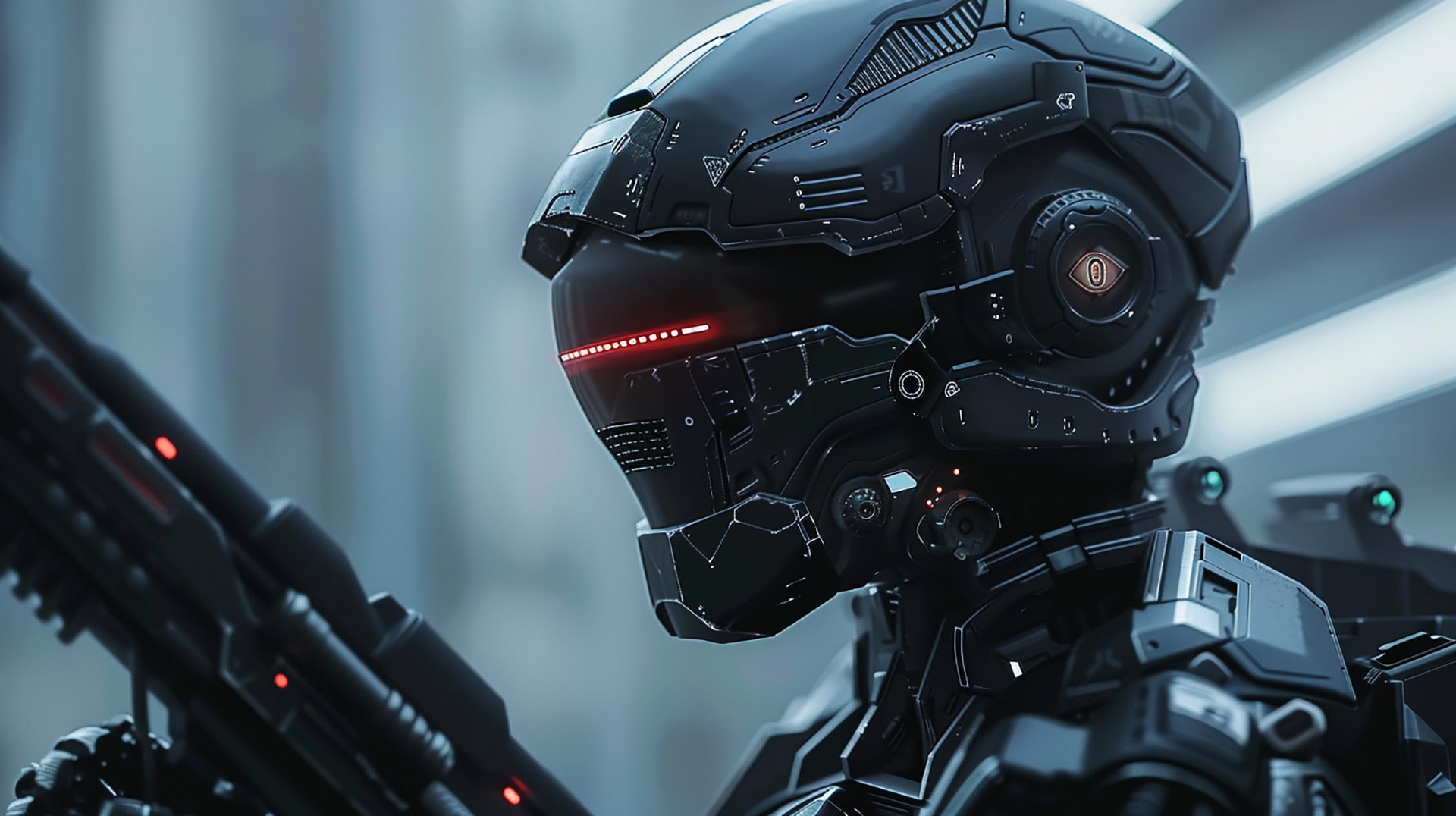 Nano-Suit Soldier: Futuristic Soldier Technology Wallpaper