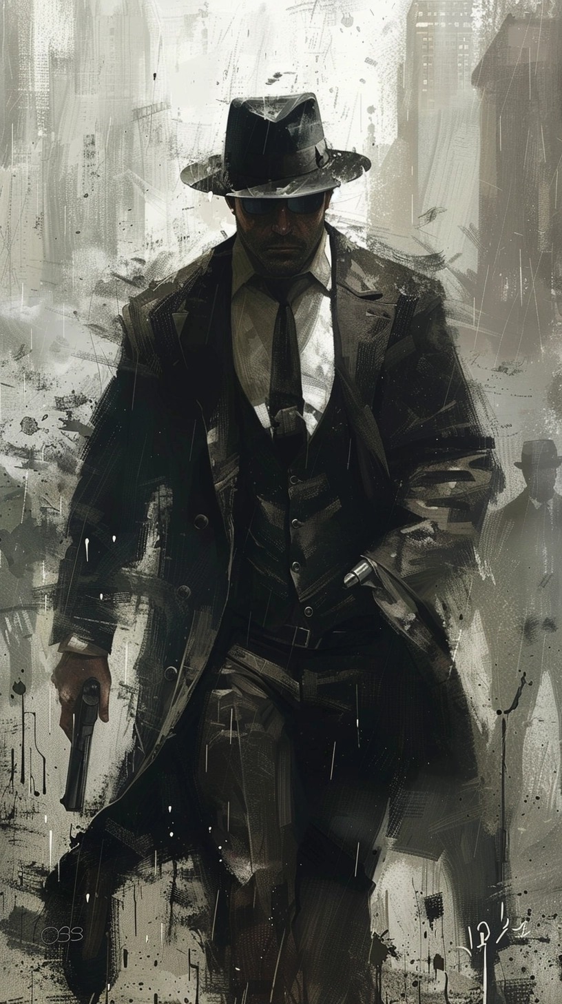 High-Resolution Gangster Art for Samsung Devices