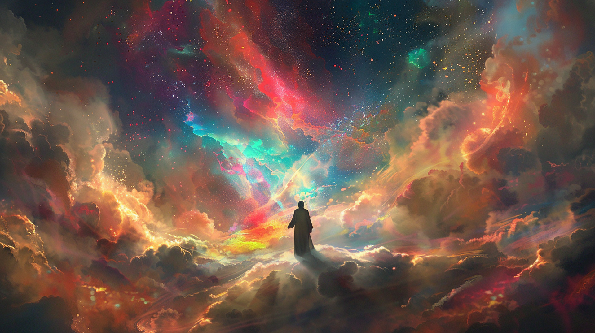 Transcendent Majesty: Wallpaper Displaying the Divine Majesty and Greatness of God