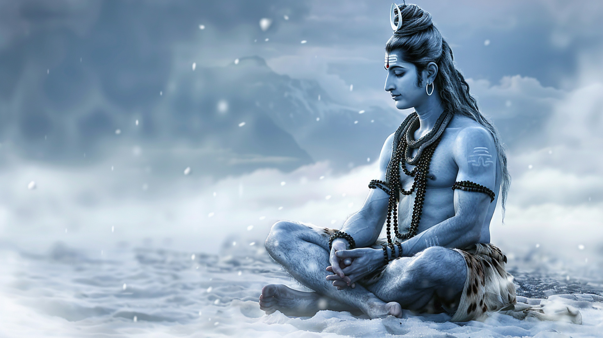 Shiva's Third Eye: HD Image Depicting the Symbolic Third Eye of Lord Shiva