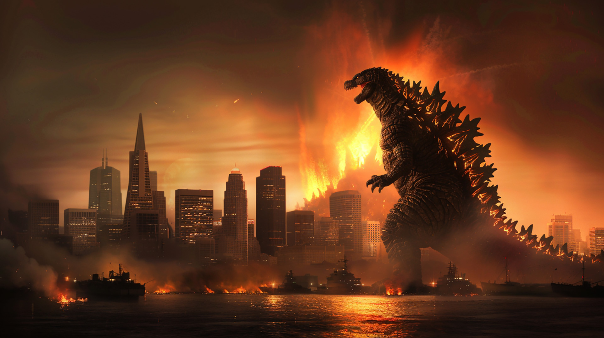 Godzilla King of Monsters 8K Wallpaper