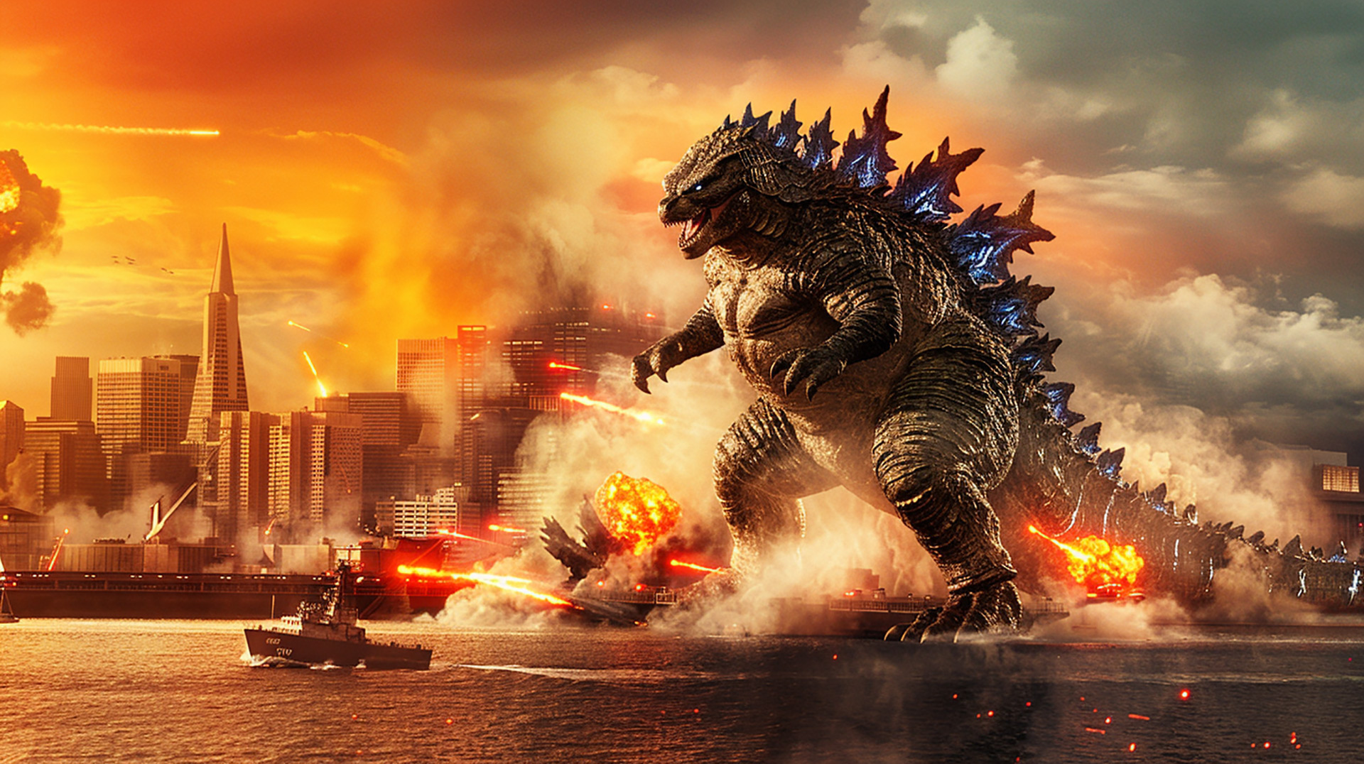 Godzilla Urban Rampage Background