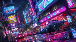 Godzilla's Urban Reign HD Wallpaper