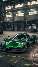 Green Supercar Mobile Wallpaper: HD for iPhone