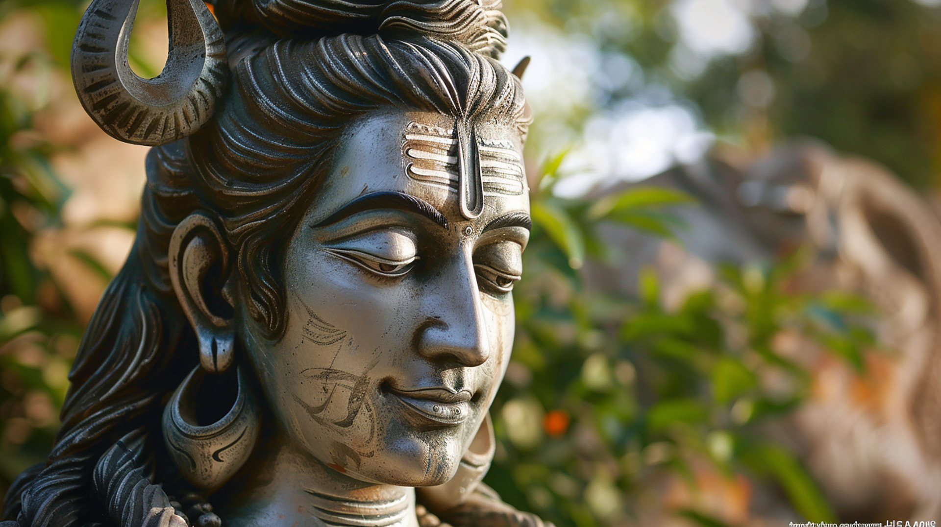 Smiling Lord Shiva: AI Image for Download