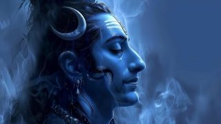 Blissful Lord Shiva: HD Desktop Wallpaper