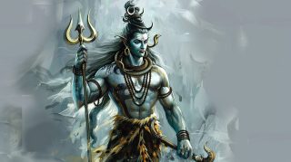 Joyful Lord Shiva: HD Wallpaper for Desktop