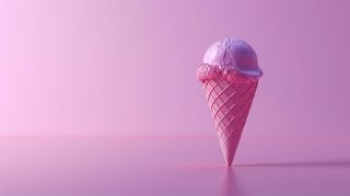 Chill Out with Ice Cream AI Digital Backgrounds