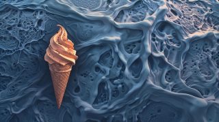 Frozen Delights: Ice Cream AI Desktop Wallpaper Pack