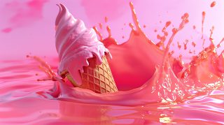 Sweet Serenity: Ice Cream AI HD Backgrounds