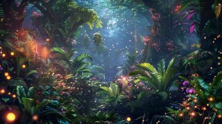 AI-Enhanced Jungle Adventures: Dynamic Wallpapers in 4K