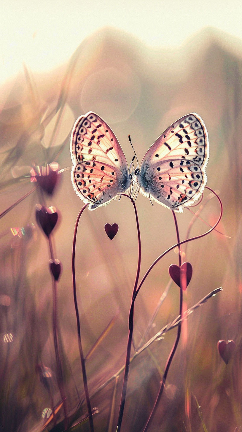 Love in the Air with Butterflies