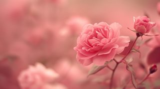 Sweet Pink Rose Dreams: Love Wallpaper