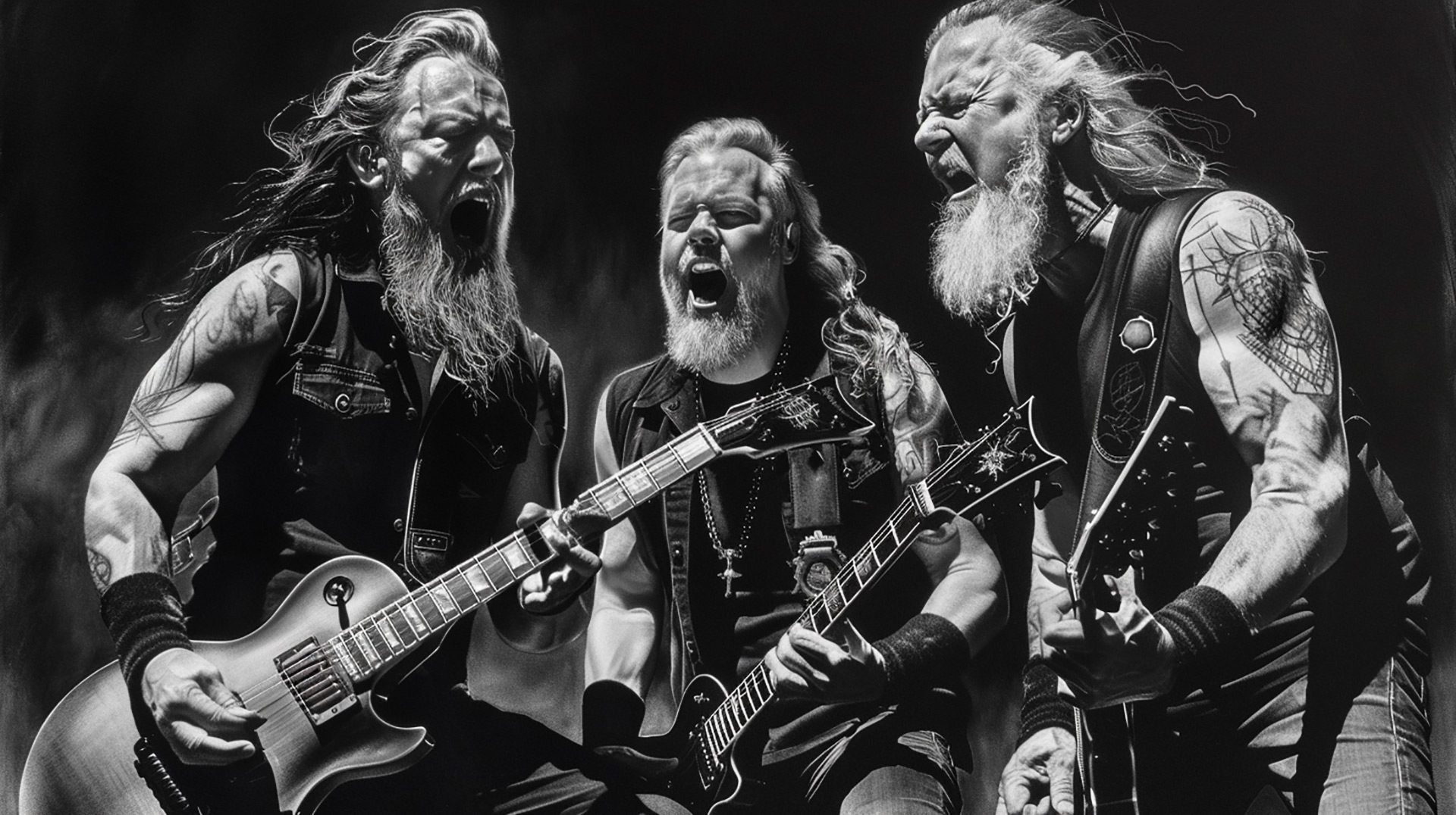 Download 4K Metallica AI Image HD Wallpaper