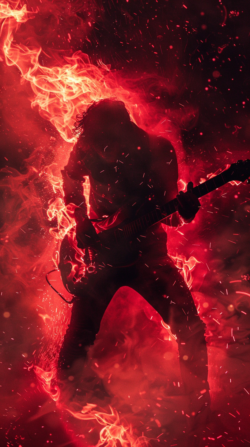 Metallica Heavy Metal Legends iPhone Wallpaper