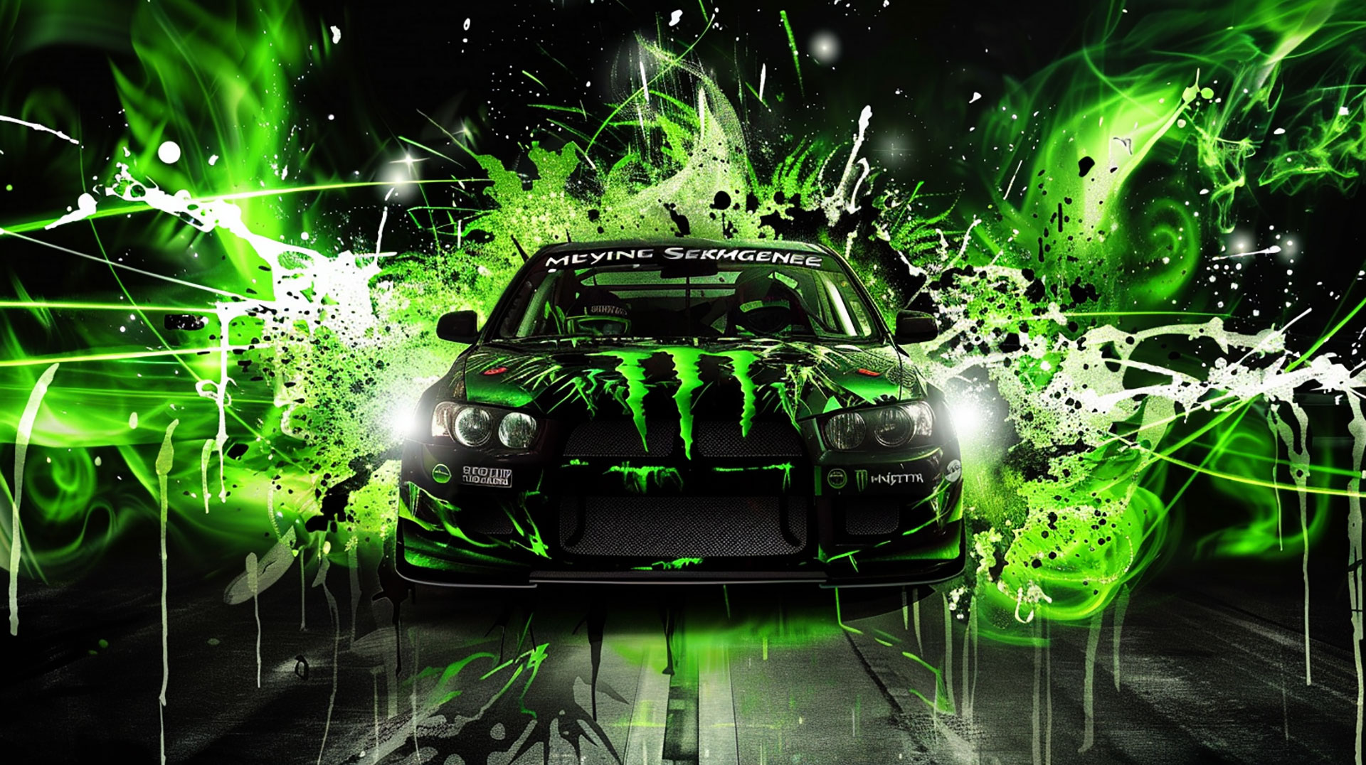 Monster Energy AI Image: 8K Desktop Background