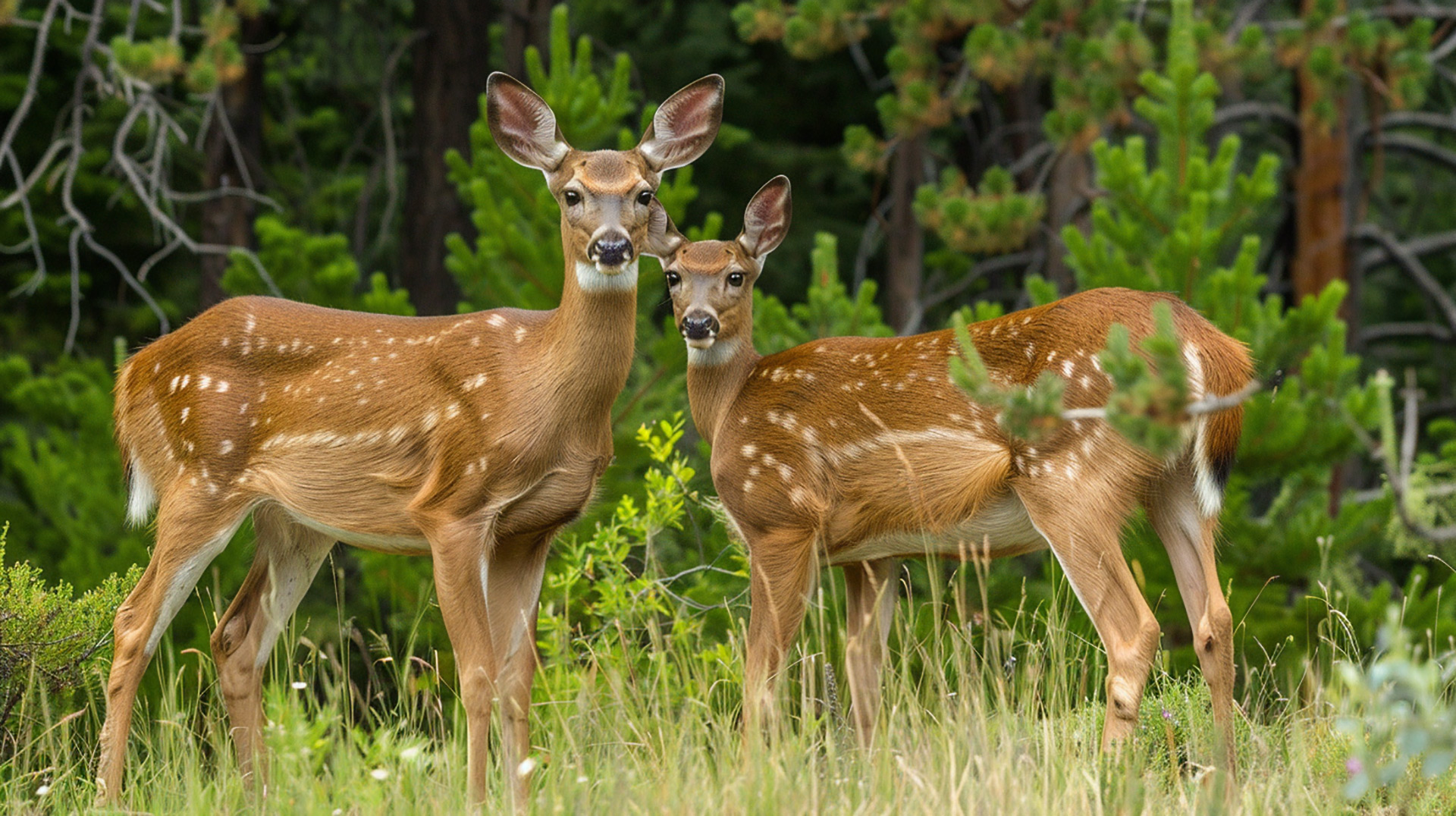 Mule Deer Wilderness: Ultra HD Desktop Wallpaper