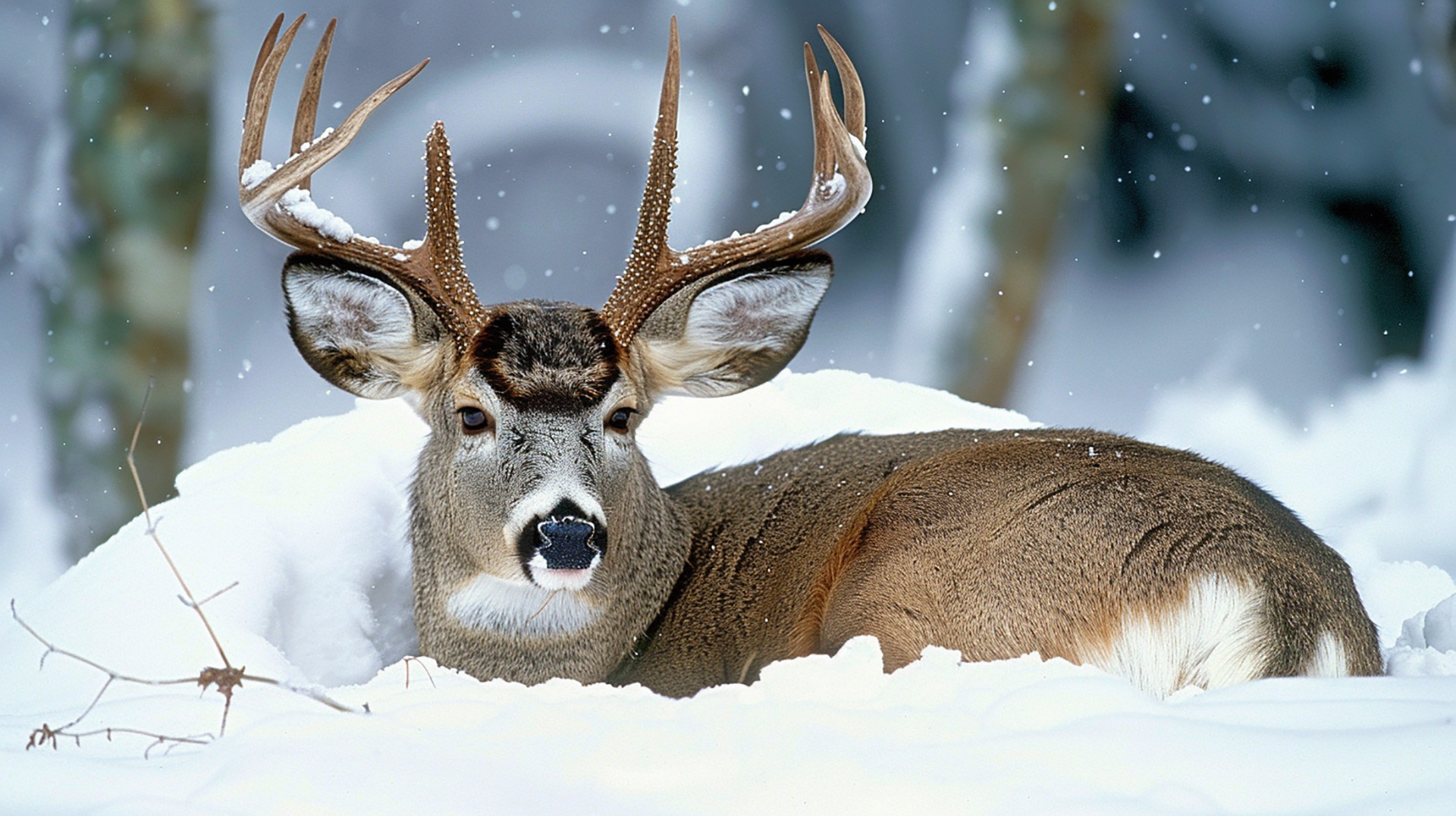 Mule Deer Moments: HD Wallpaper For Desktop