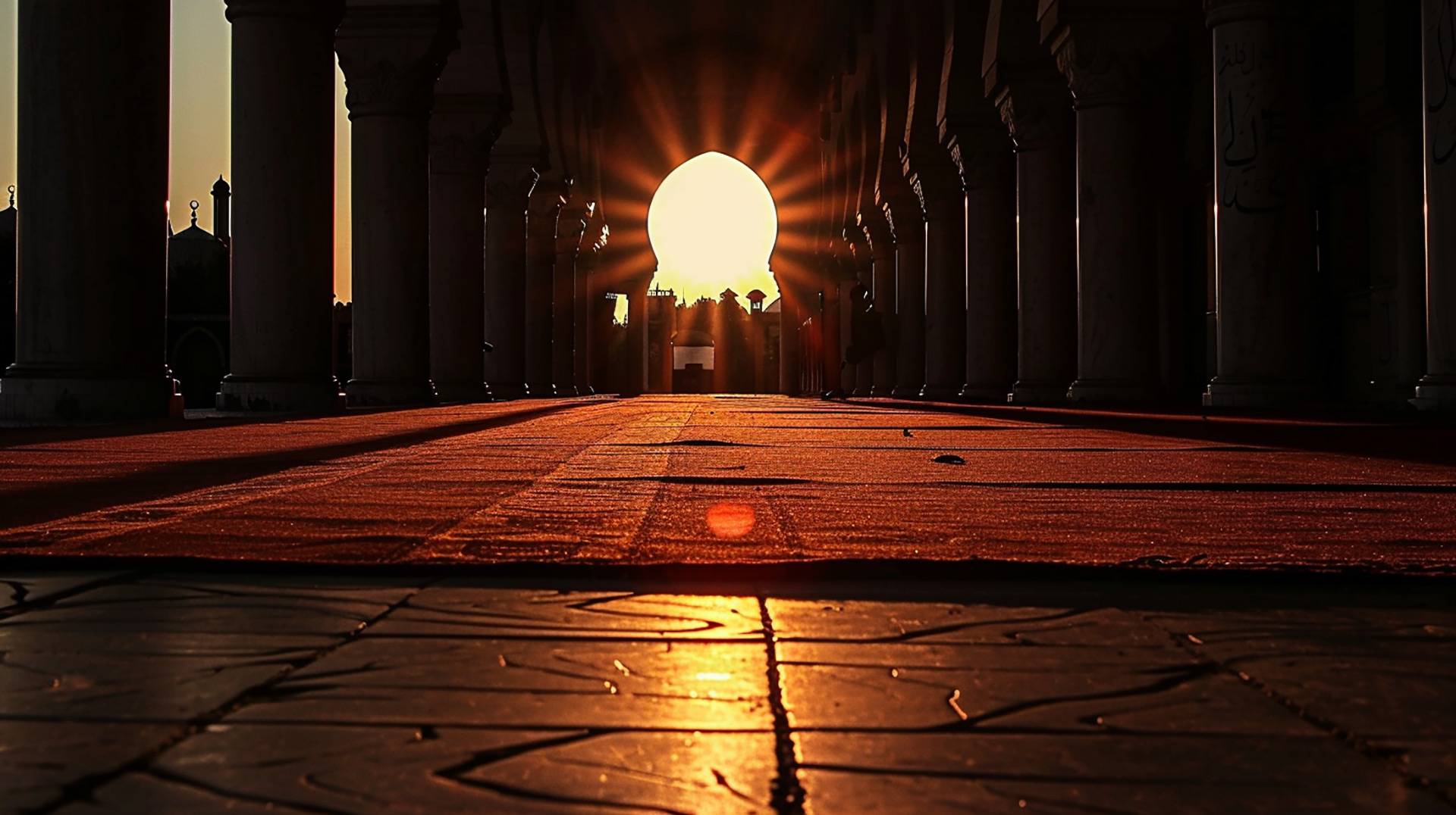 Prayerful Reflections: Muslim Religious HD Desktop Background