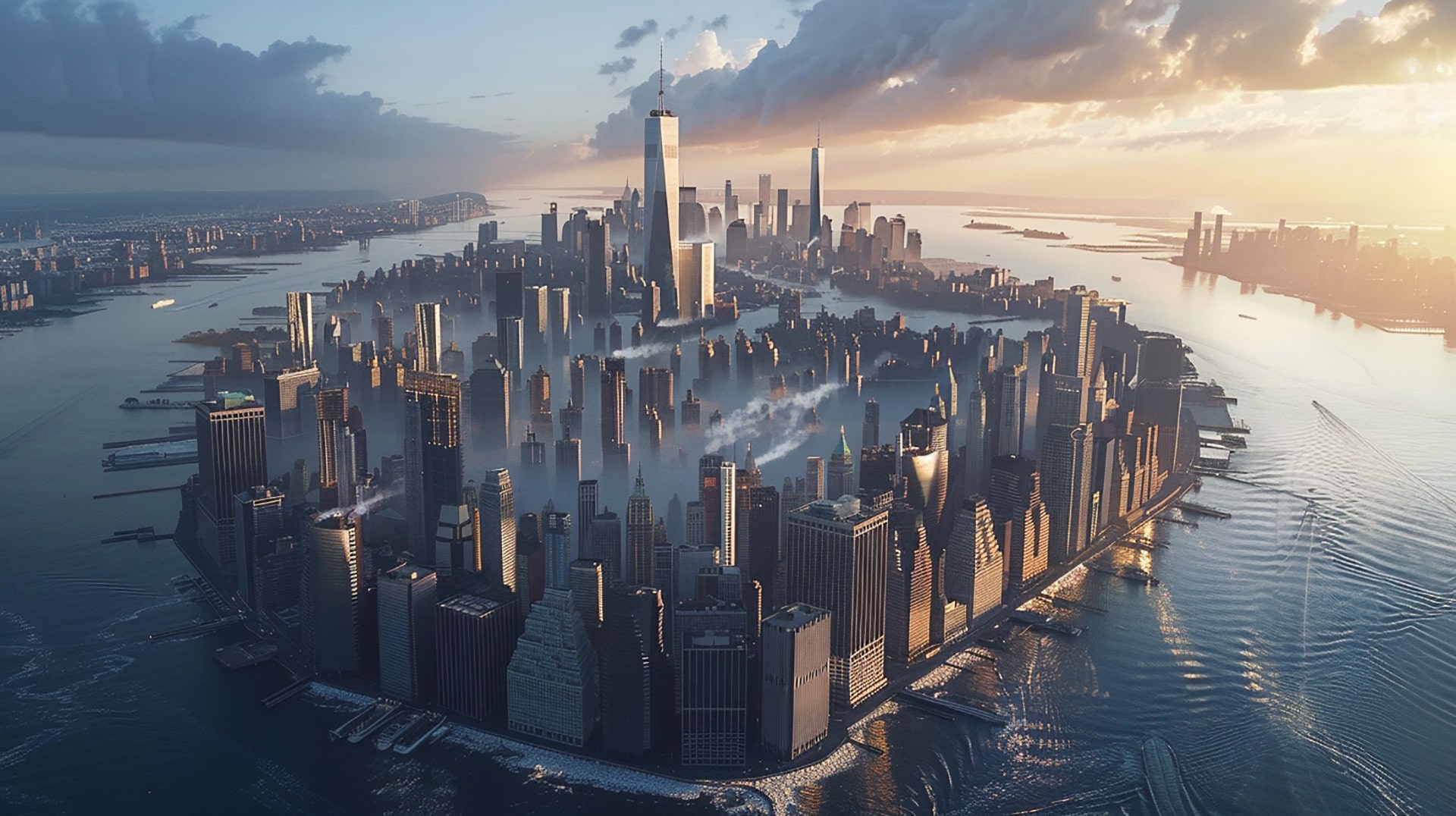 Tomorrow's Horizons: NYC 2100 Wallpaper in HD