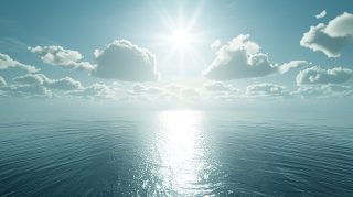 Expansive Ocean Panorama HD Wallpaper