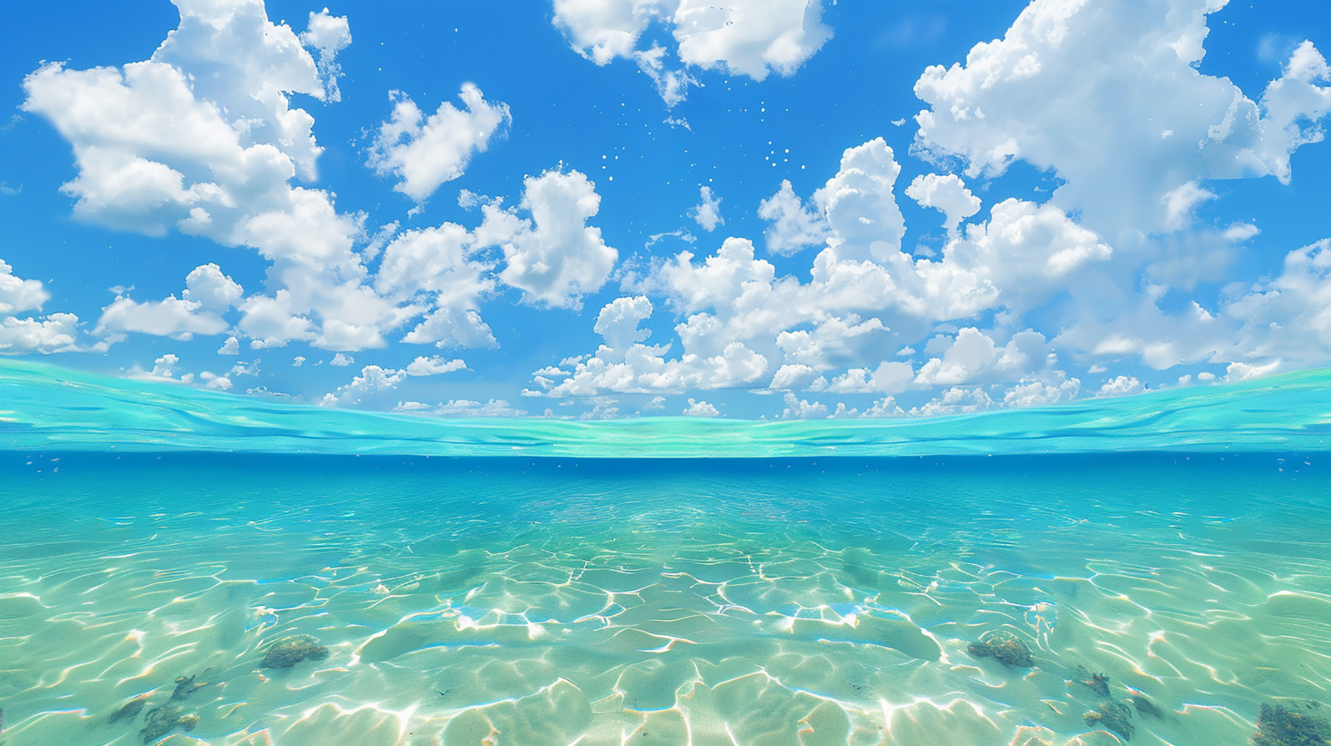 Tranquil Ocean Horizon