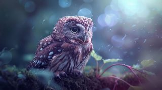 High-Resolution Owl AI PC Wallpapers