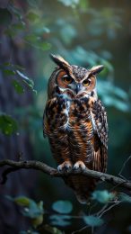 Elegant Owl Wallpaper for LG Phones: Ultra HD