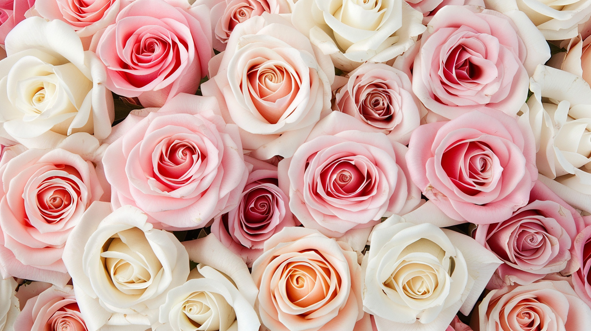 Blissful Rose Blossoms: Ultra HD Floral Wallpaper