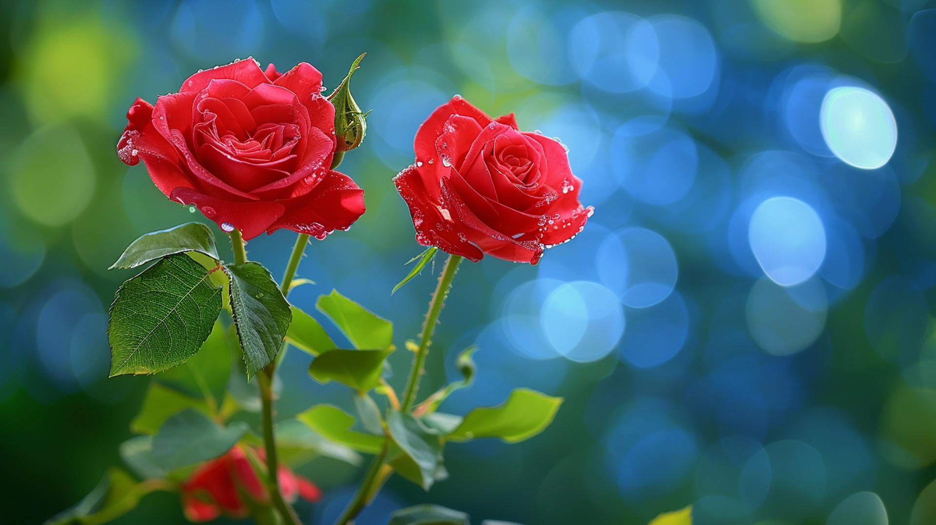 Enchanting Floral Beauty: 4K Roses Wallpaper