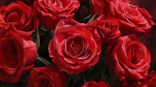 Harmonious Rose Harmony: Stunning HD Wallpaper