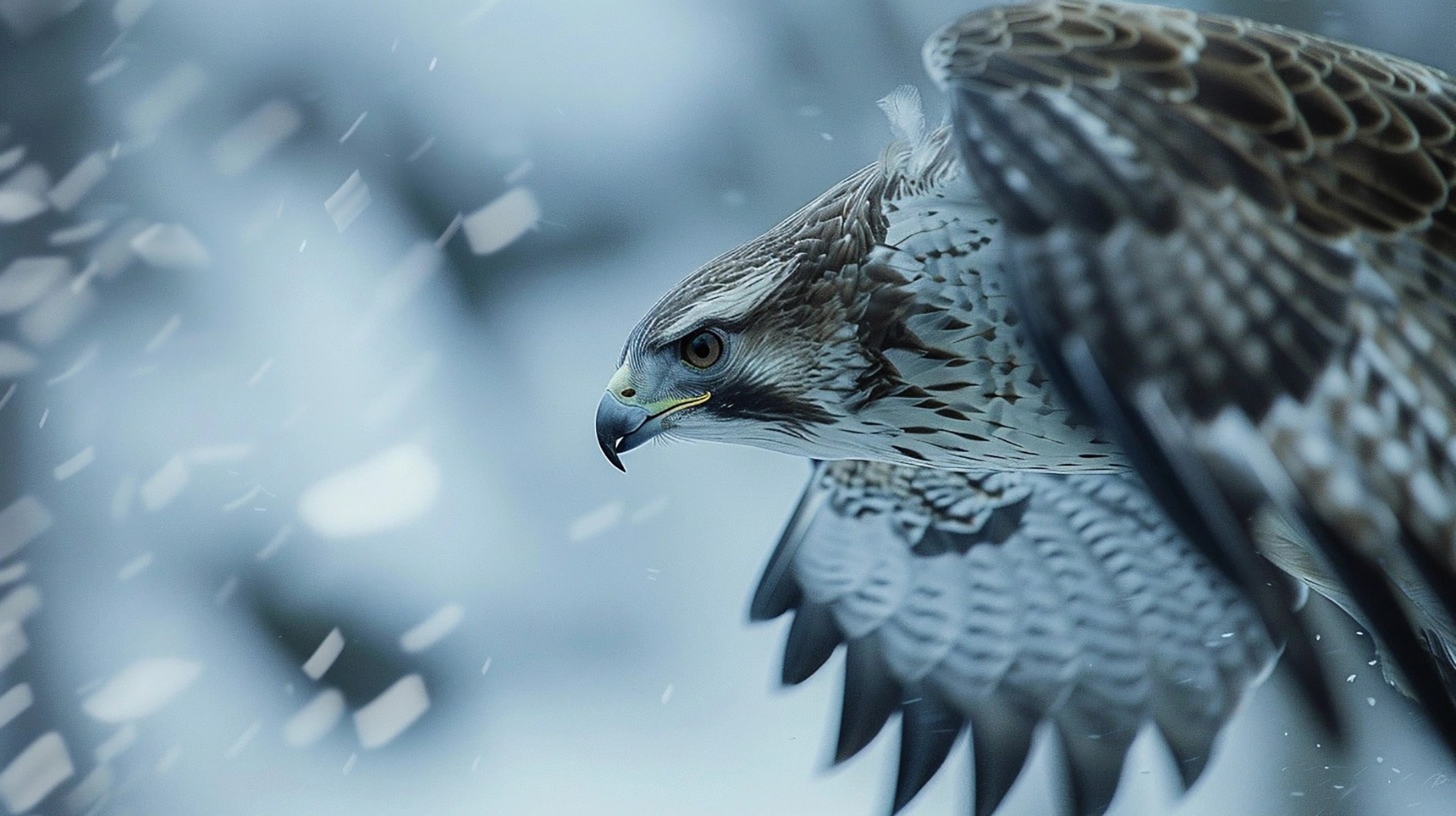 Virtual Vulture: Bird Raptor AI Desktop Wallpaper
