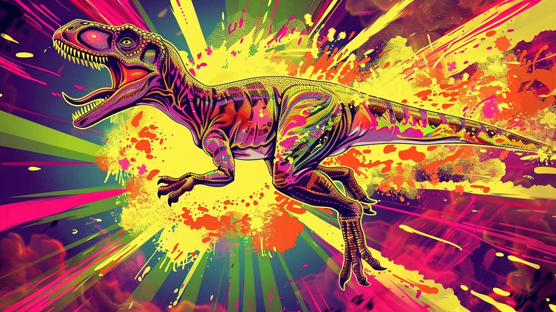 Virtual Valiant: Raptor AI Image Wallpaper