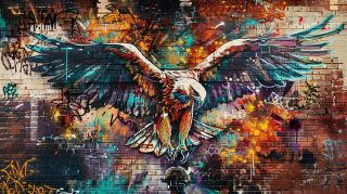 Cybernetic Predator: Bird Raptor AI Wallpaper HD