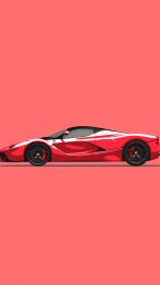 Red Supercar Mobile Wallpaper: HD for iPhone