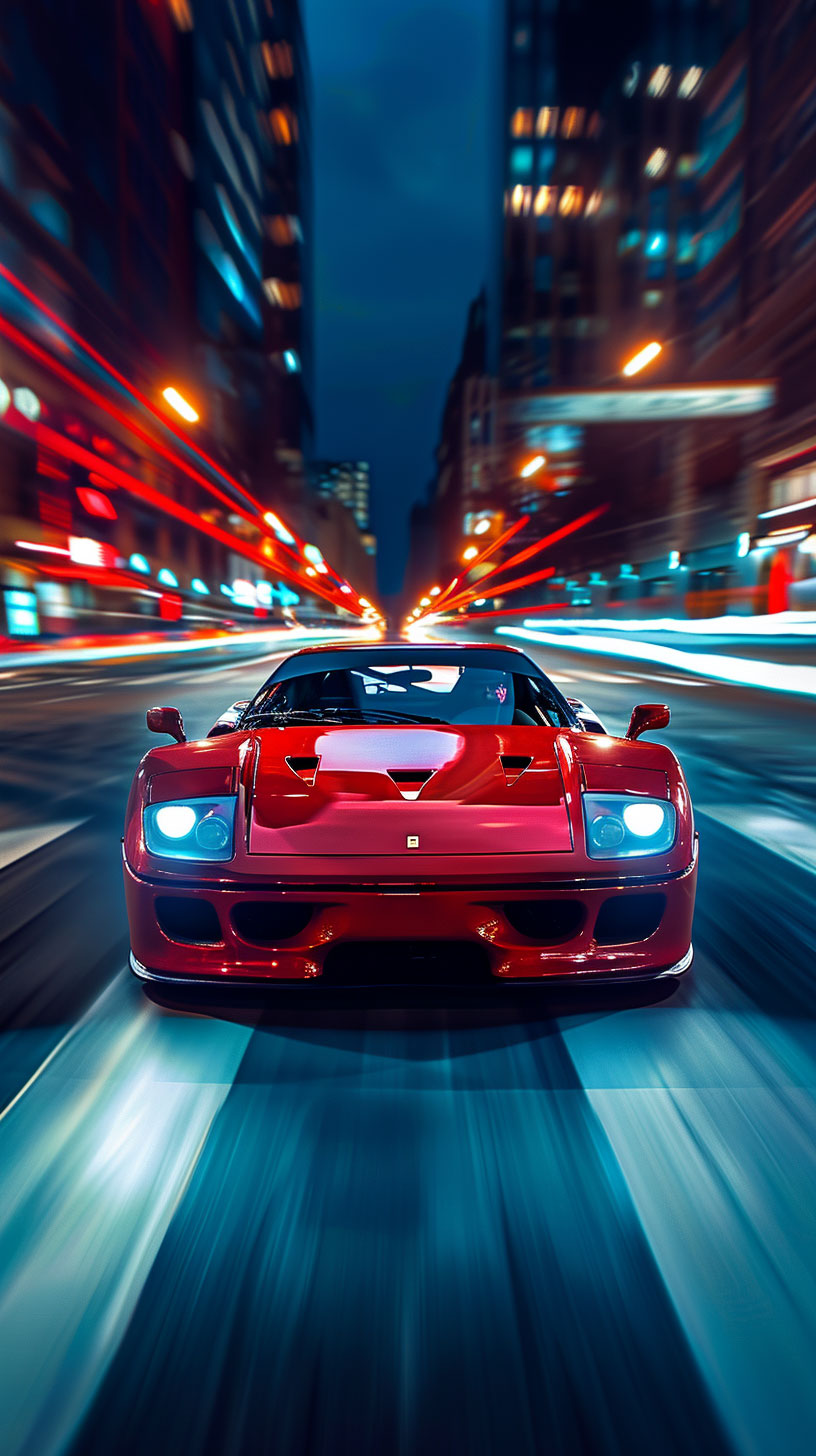 Ultra HD Red Supercar Wallpaper for Samsung Devices