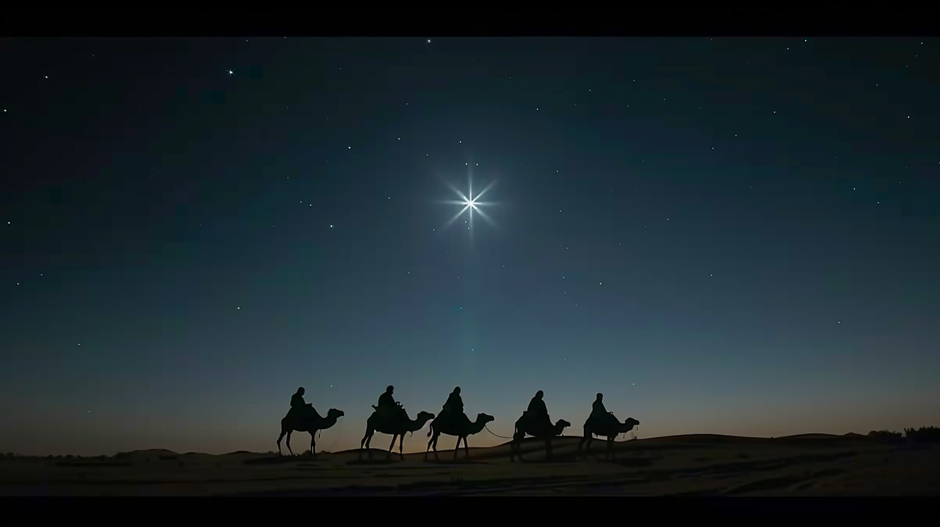 Christmas Eve: Quiet Religious Christmas Scene