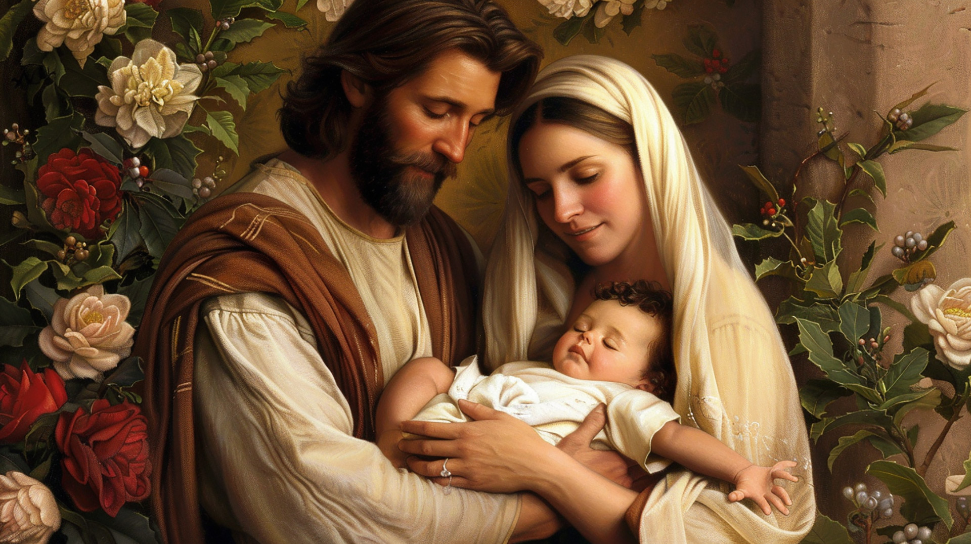 Blessed Night: Reverent Religious Christmas Artwork