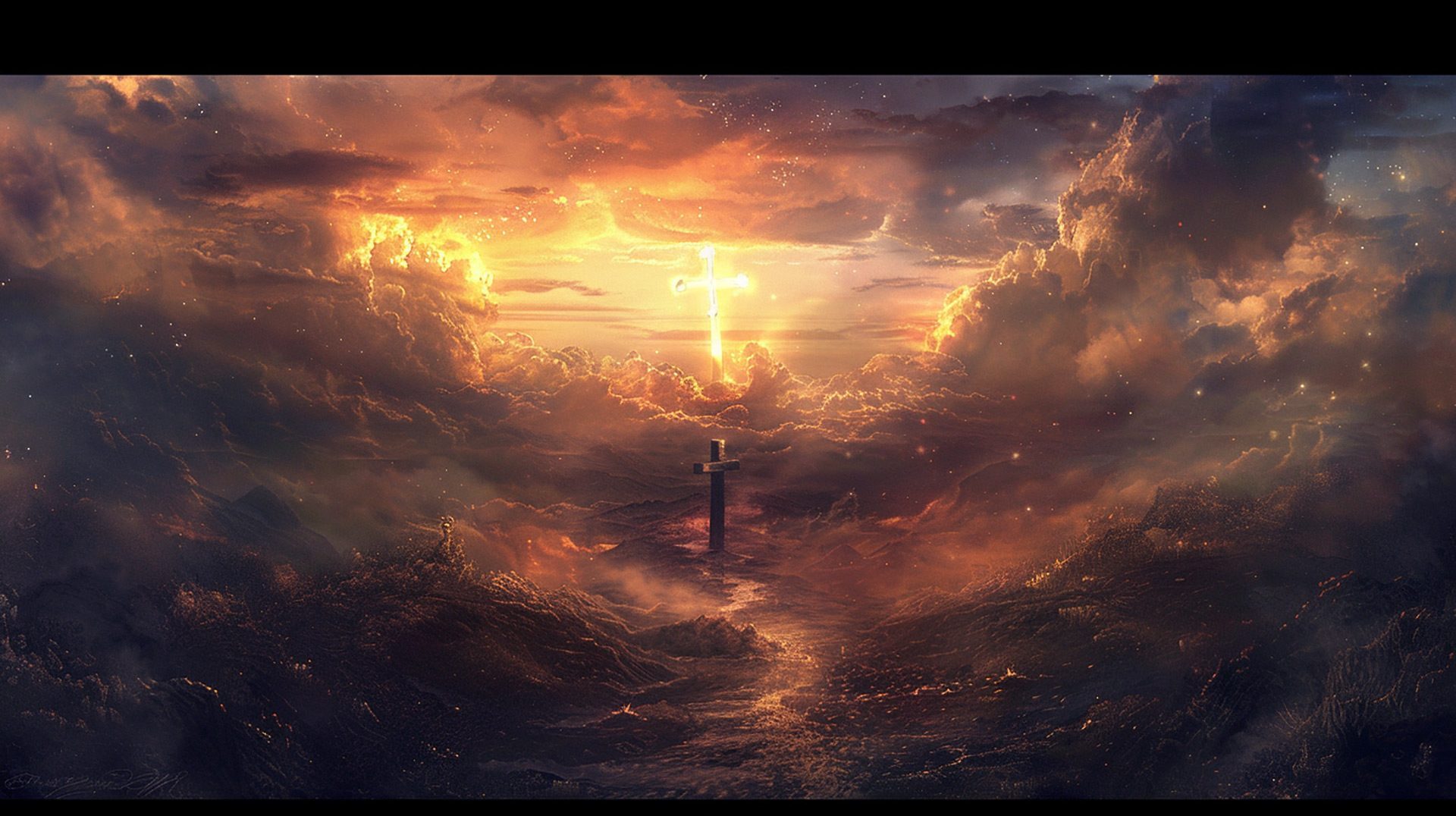 Devout Designs: 16:9 Religious Digital Background