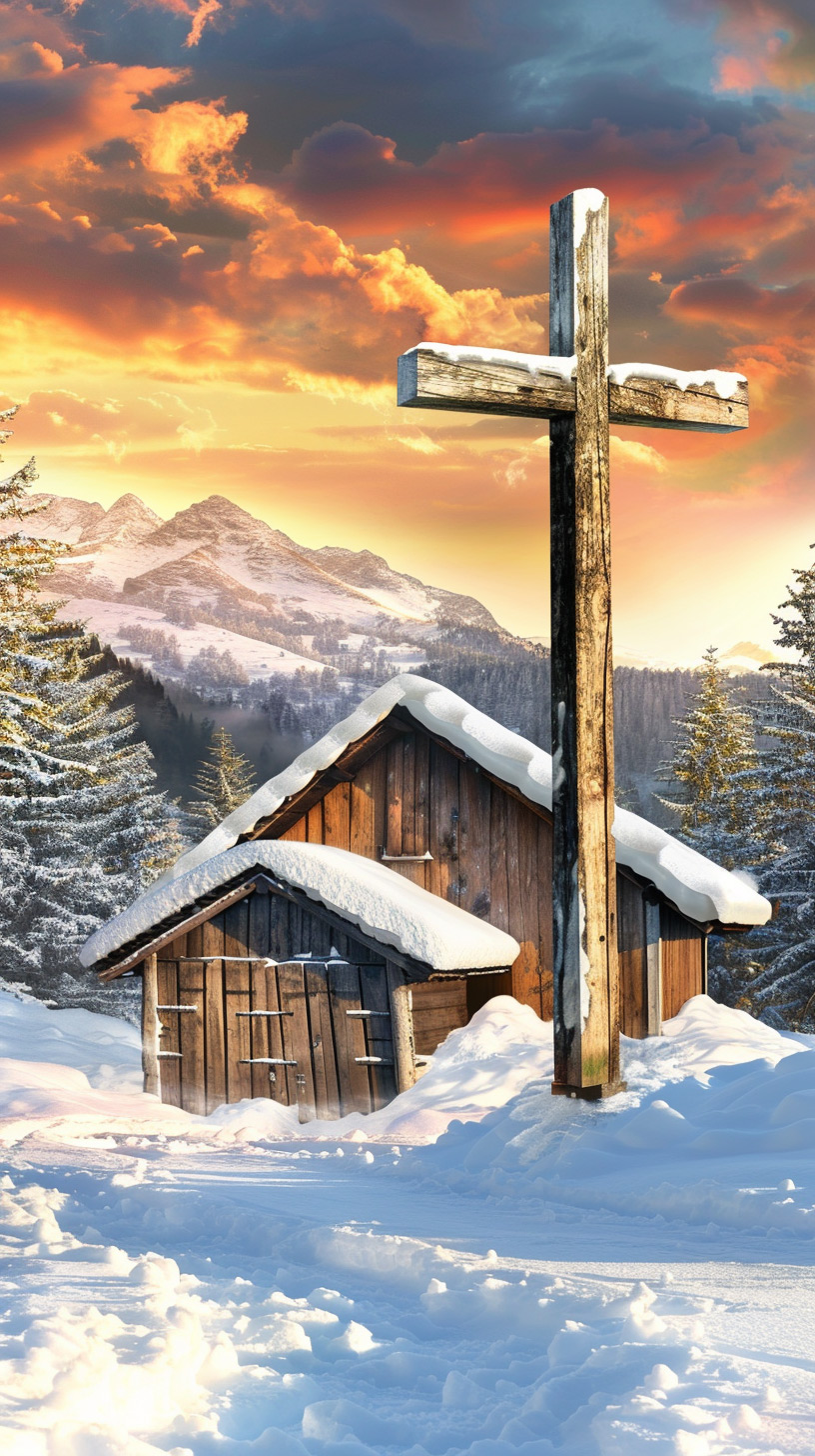 Eternal Faith: Peaceful Religious Mobile Wallpaper