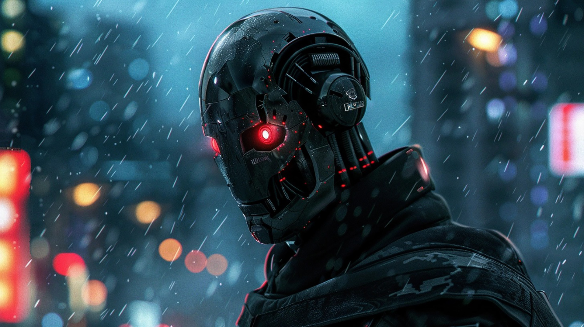 Cyber Crime Bosses: Futuristic Robot Gangster Wallpapers in HD