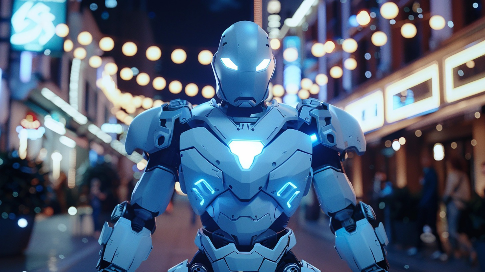 Cyborg Champion: Robot Superman High-Resolution Images