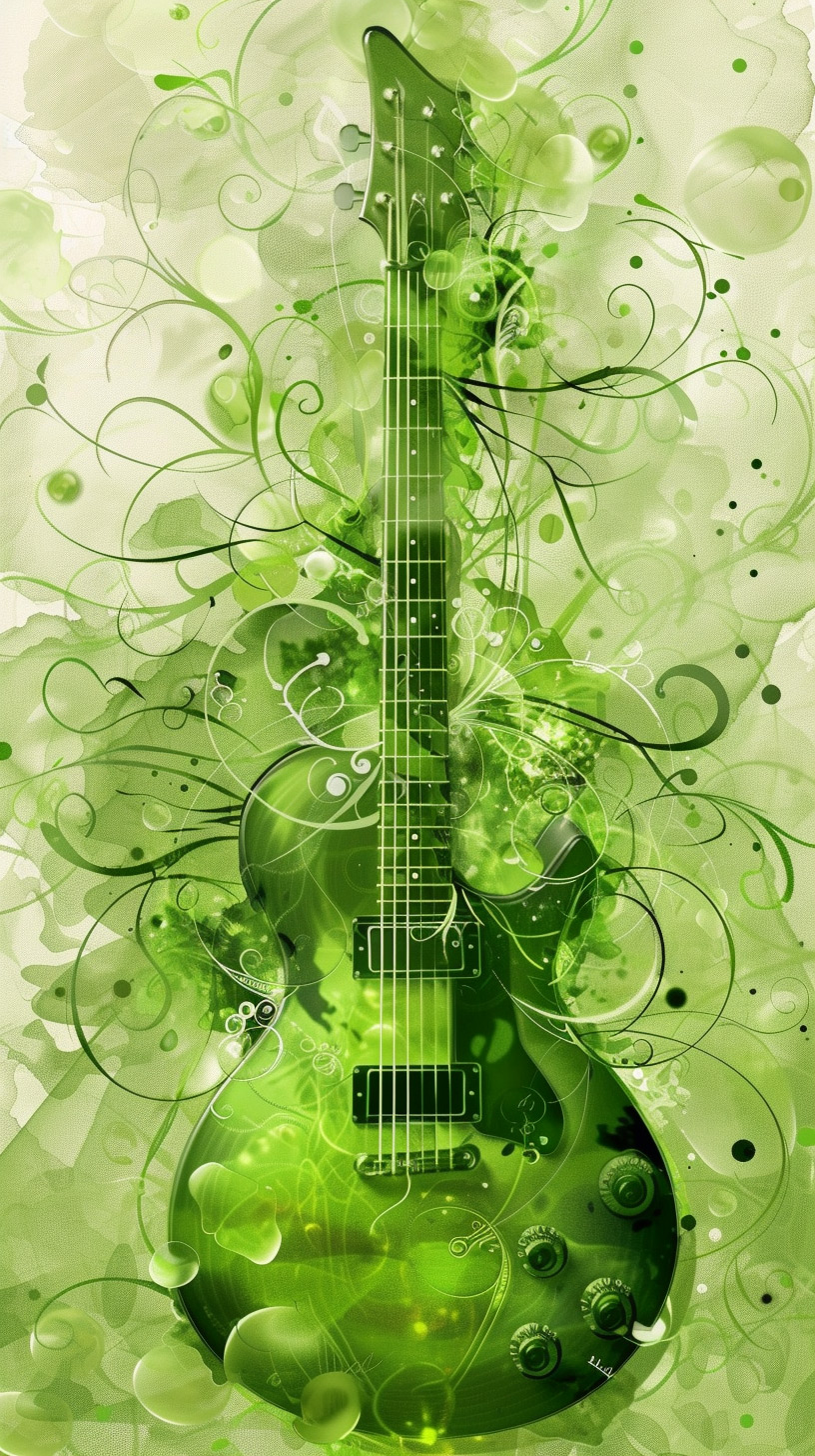 Energetic Anthems: Rock Music Mobile Wallpaper