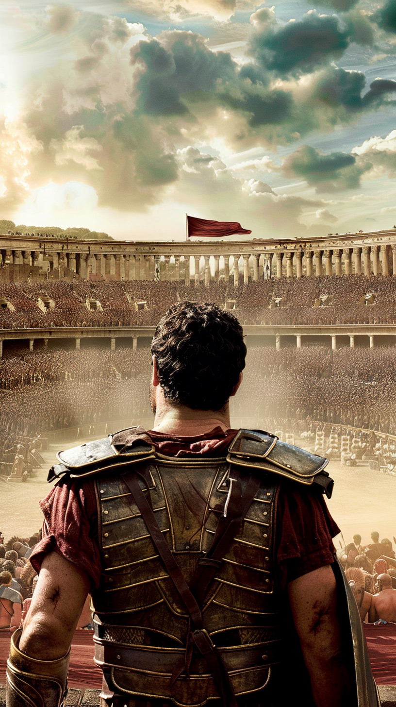 Emperor's Champion: Roman Gladiator Smartphone Wallpaper