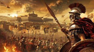 Epic Roman Gladiator Arena Showdown