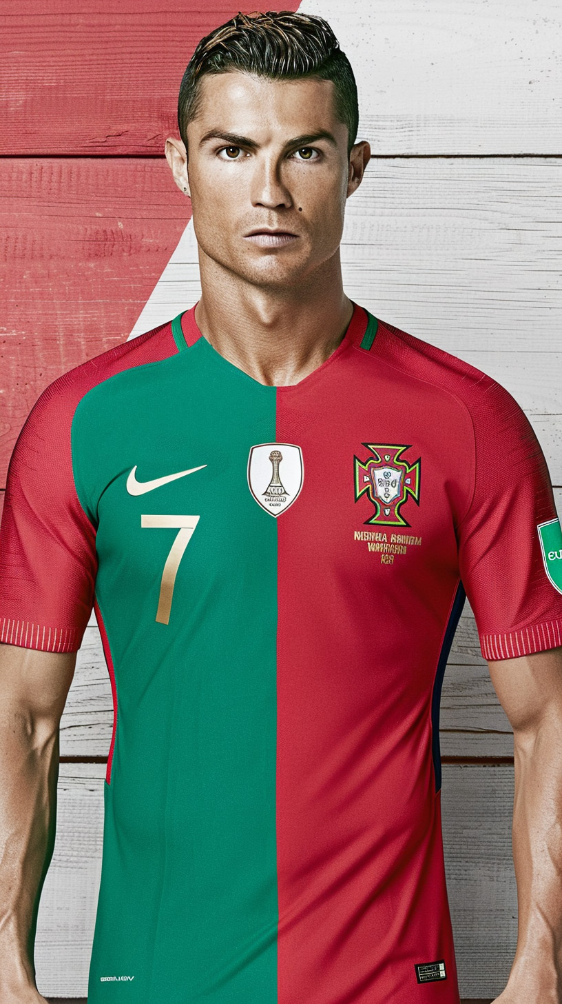Sleek Anime Ronaldo Wallpaper for Android