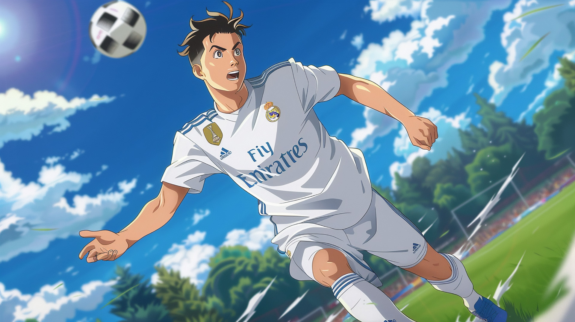 High-Resolution Ronaldo Anime PC Wallpapers