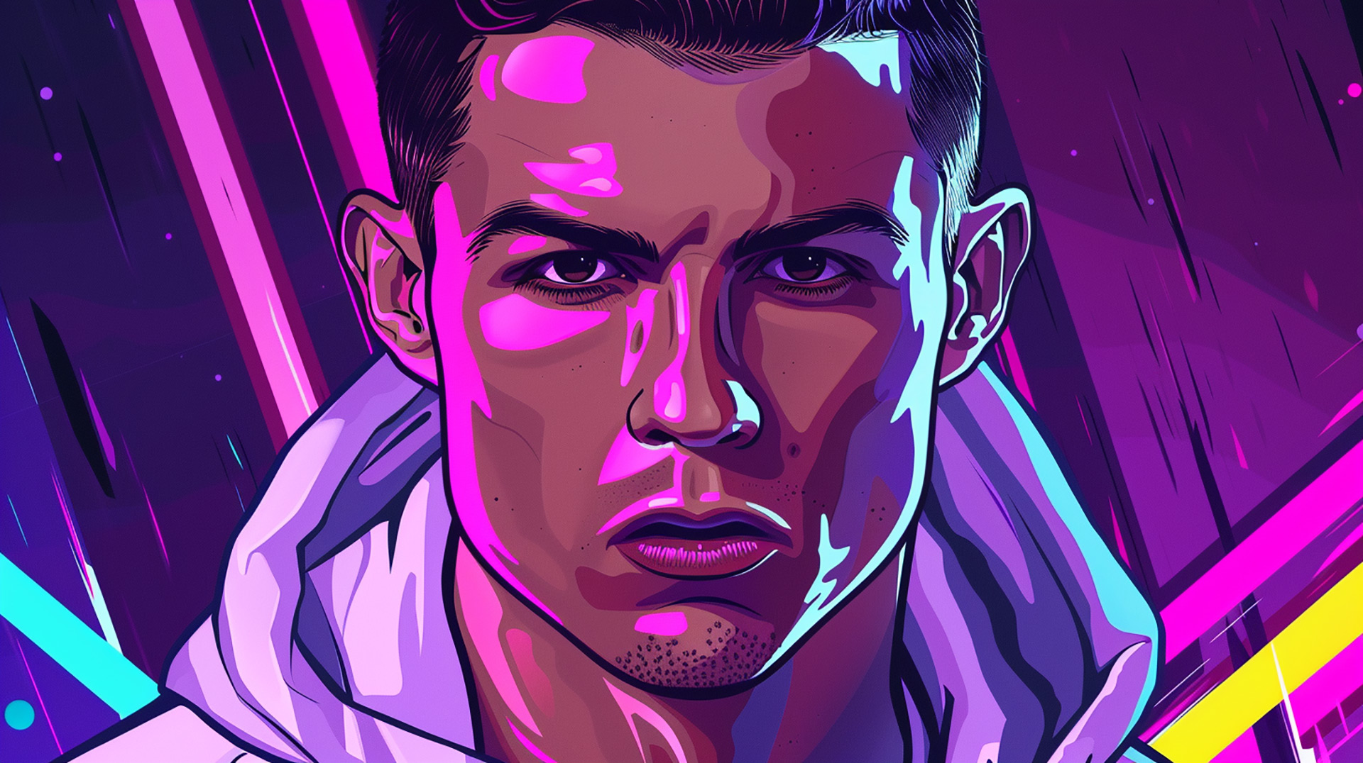 Free Ultra HD Ronaldo Anime Wallpaper Download
