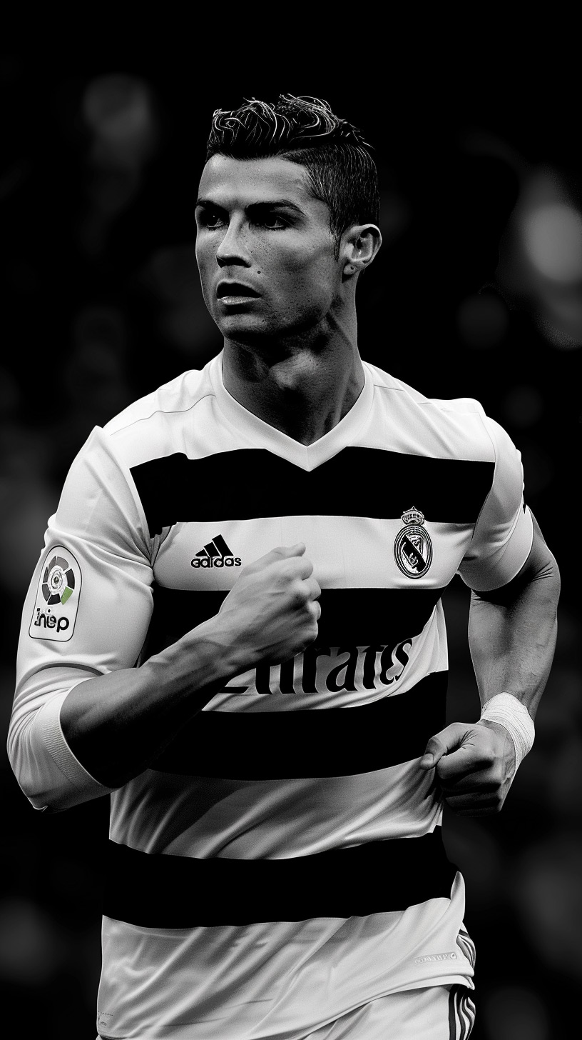 Vibrant Cristiano Ronaldo Wallpaper for Huawei