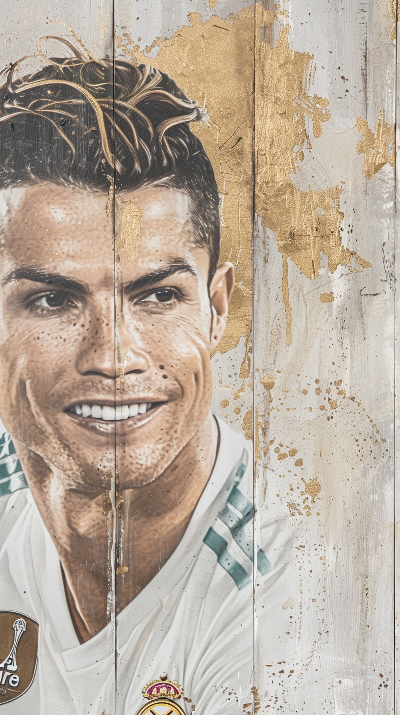 Pop Art Ronaldo Wallpaper for iPhone